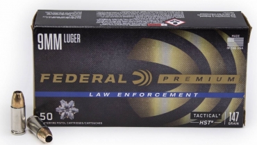 Federal Premium Tactical® HST® 9mm Luger 147gr