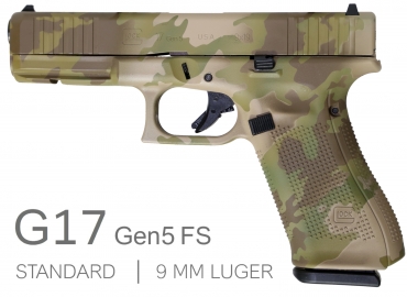 Glock G17 Gen 5 Front Serrations Cerakote