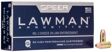 Speer Lawman Clean-Fire 9mm Luger 147gr