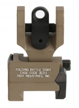 Rear Folding BattleSight - Round Aperture - FDE