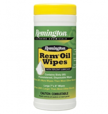 Rem® Oil Wipes (60 Count) 7" x 8" Wipes