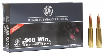 RWS .308 Win Target Elite 10,9g / 168gr