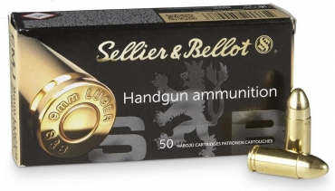 Sellier & Bellot 9mm 115gr FMJ 500/CASE