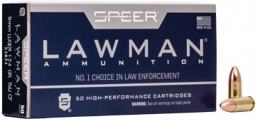 Speer Lawman Clean-Fire 9mm Luger 124gr