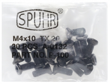 SPUHR M4x10 10.9 Grade Torx Screws